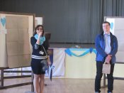 Zahájení-p.Mikulíková a p.starosta Kateřinic